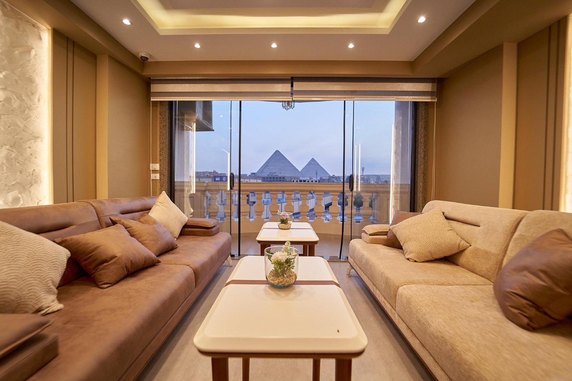 Pyramids Charm Hotel Al Kawm al Akhdar Extérieur photo