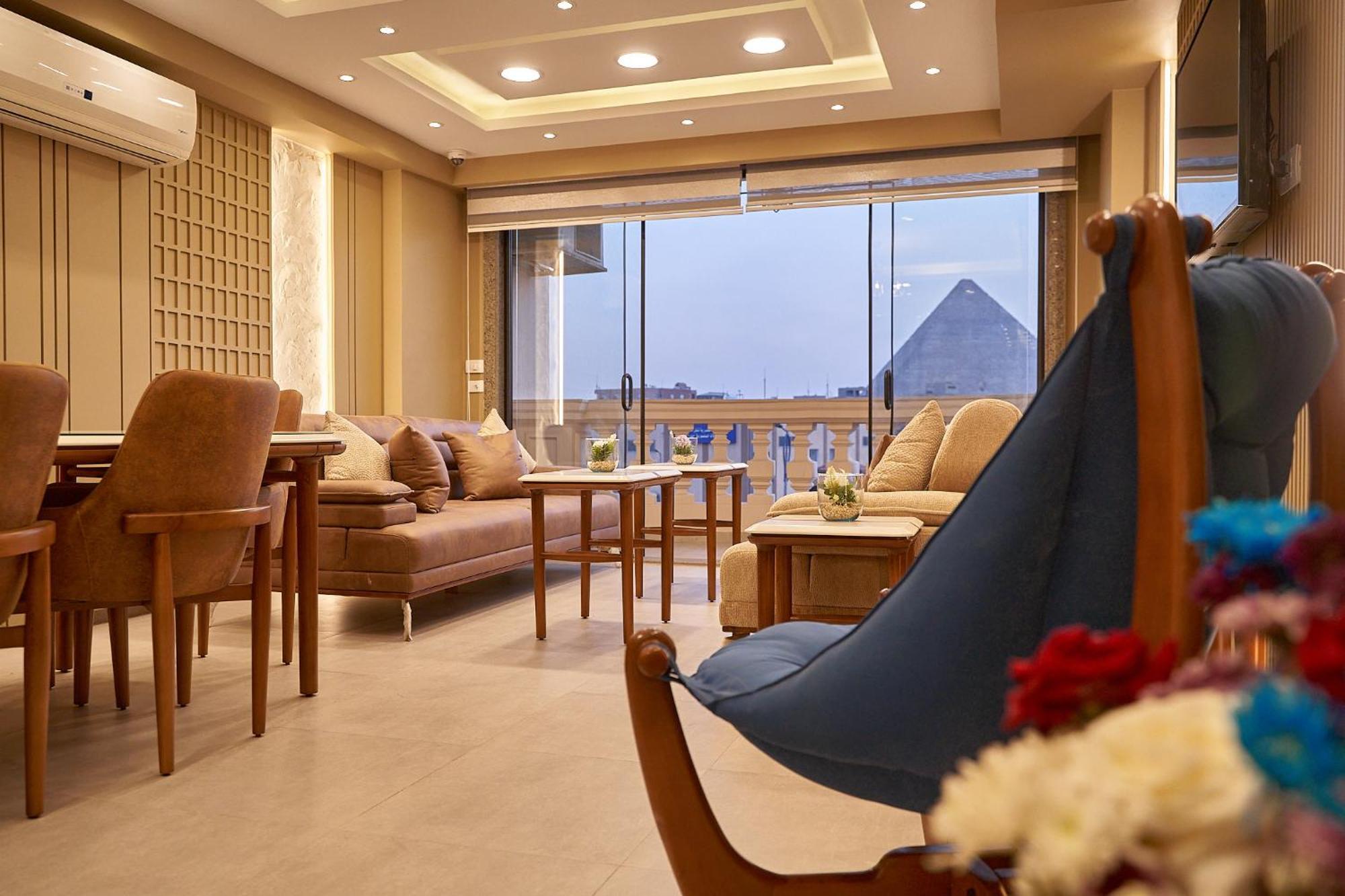 Pyramids Charm Hotel Al Kawm al Akhdar Extérieur photo